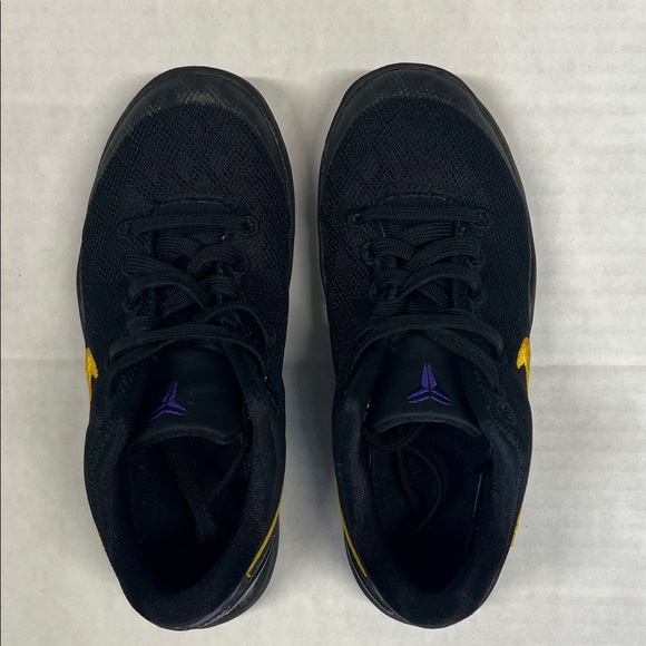 Nike Kobe 8 Protro "Lakers Away" Kids' Basketball Shoes - FN0267-002 - Size 12.5 - Picture 6 of 7